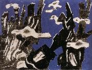 Fernard Leger Scene oil